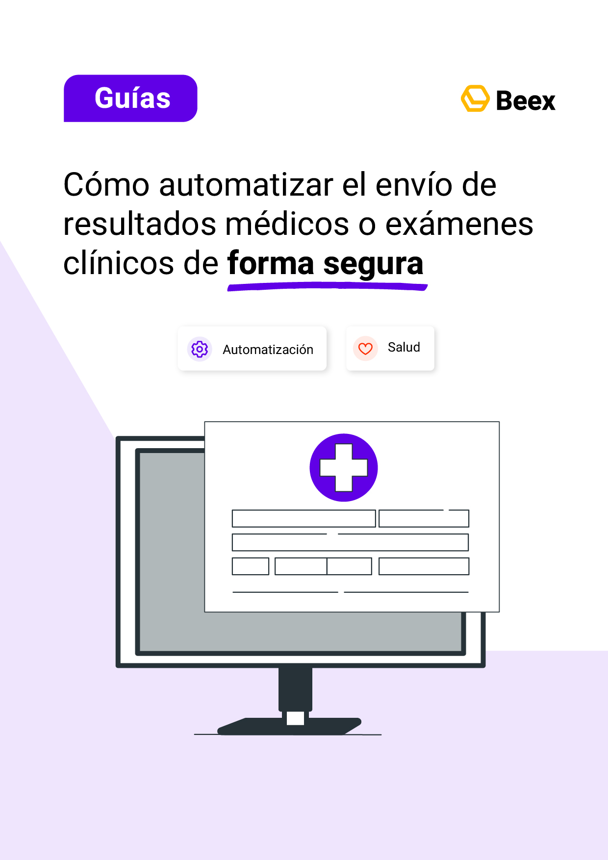Cómo automatizar el envío de resultados médicos o exámenes clínicos de forma segura