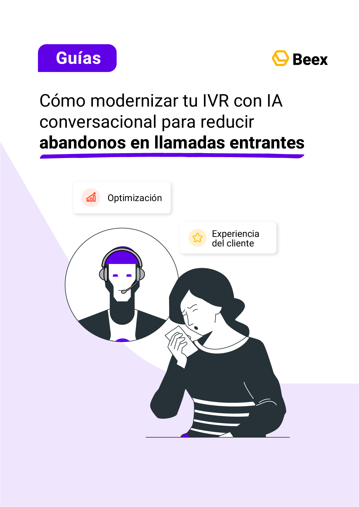 Cómo modernizar tu IVR con IA conversacional para reducir abandonos en llamadas entrantes