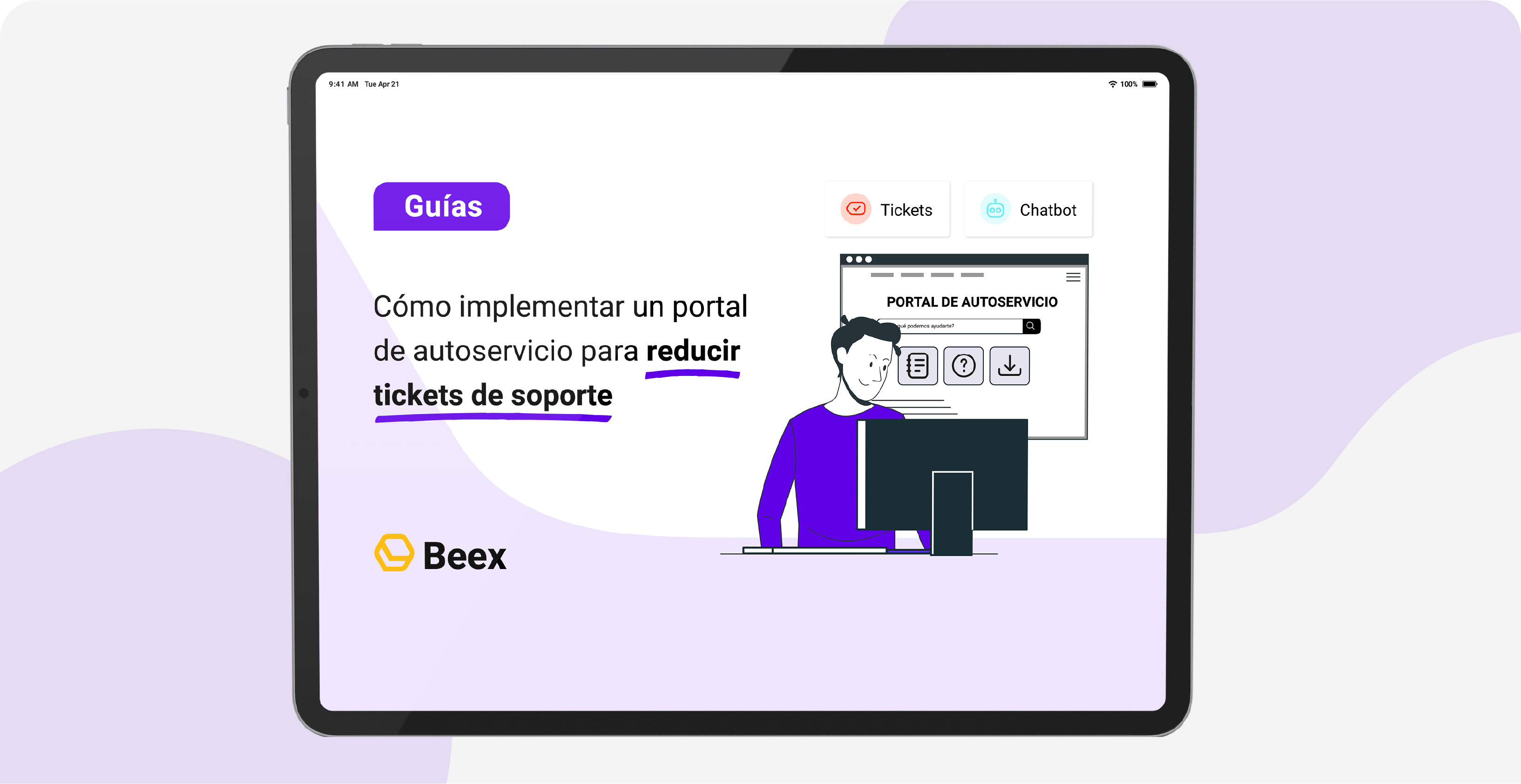 Cómo implementar un portal de autoservicio para reducir tickets de soporte