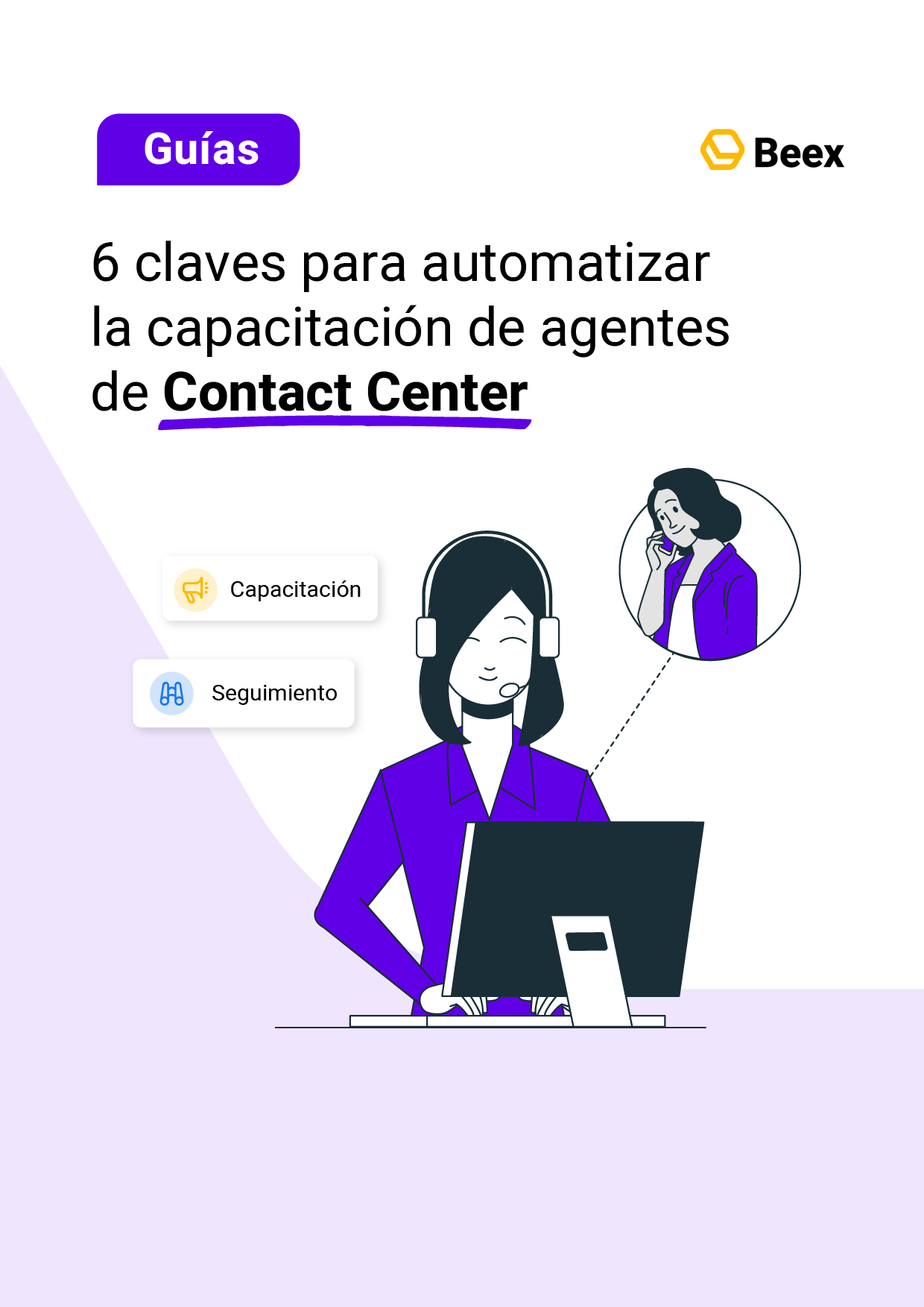 6 claves para automatizar la capacitación de agentes de Contact Center