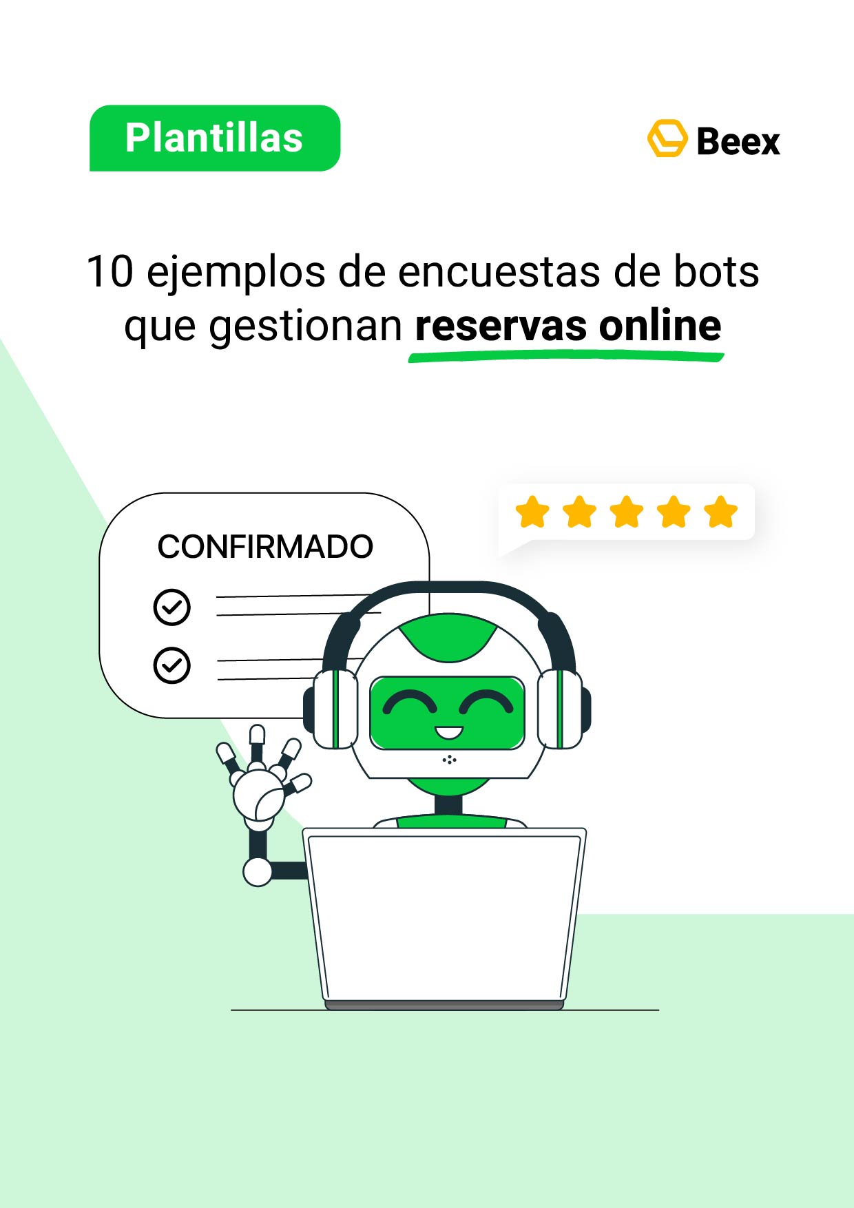 10 ejemplos de encuestas de bots que gestionan reservas online