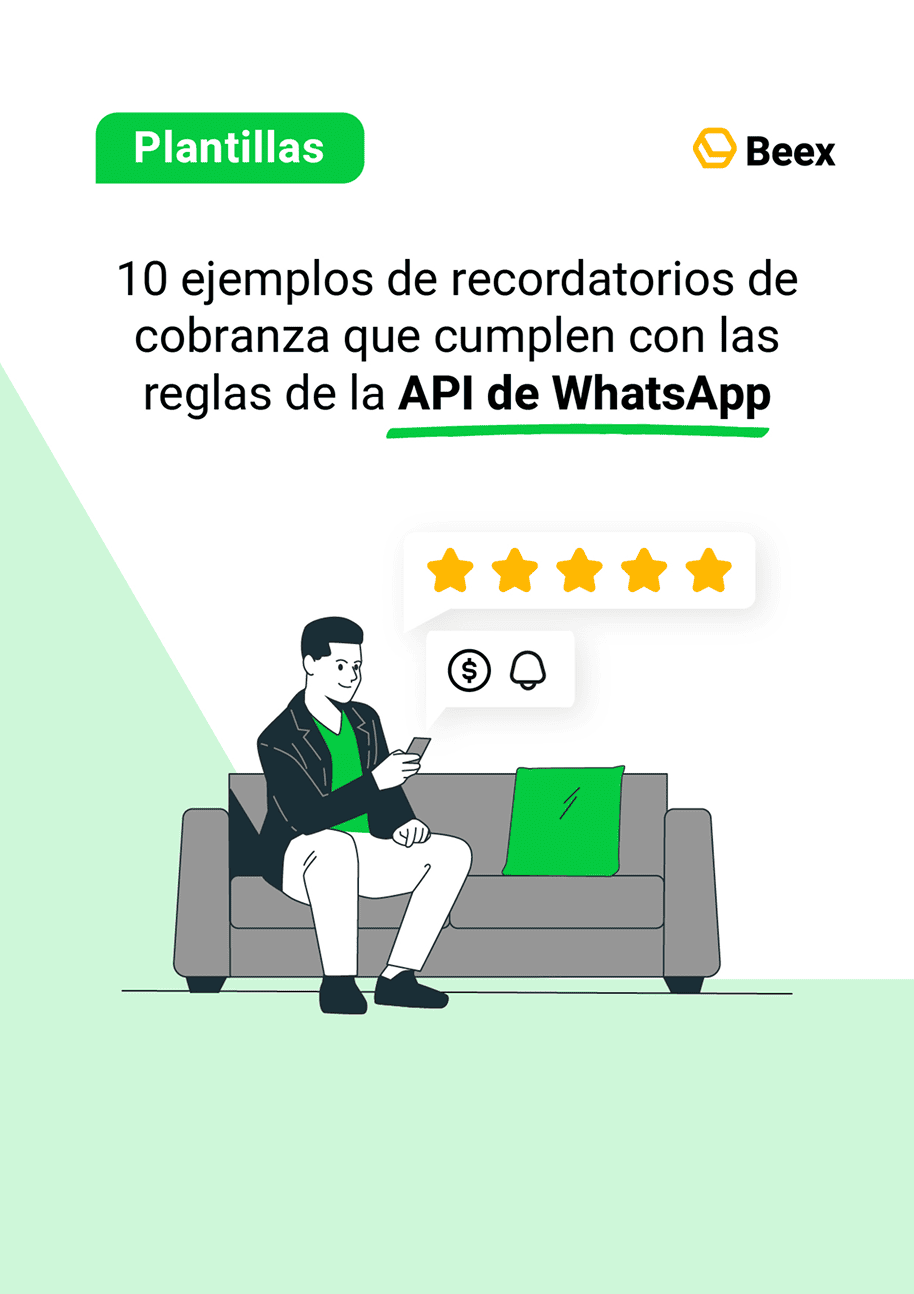 10 ejemplos de recordatorios de cobranza que cumplen con las reglas de la API de WhatsApp