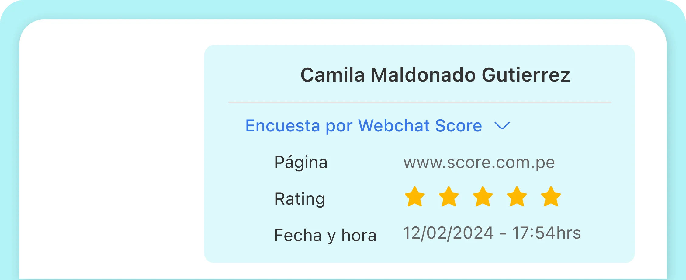 Envía encuestas luego de una atención